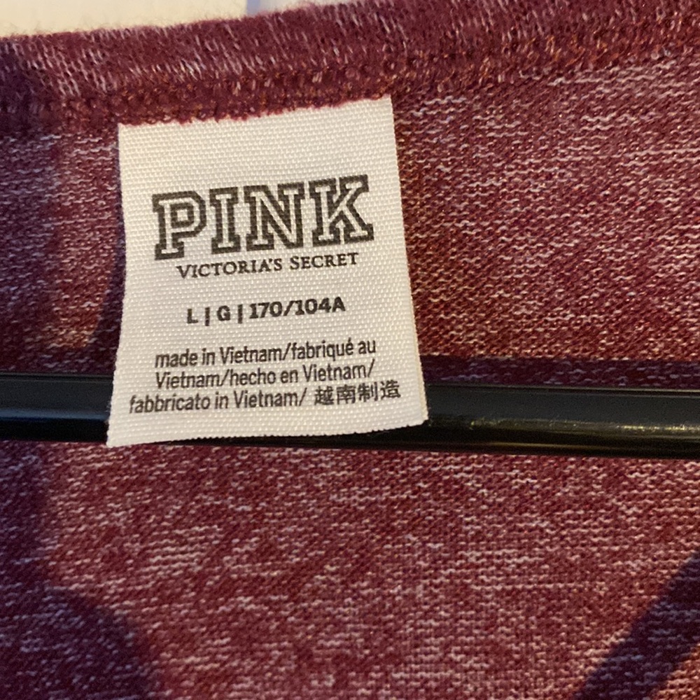 Victoria’s Secret Pink long sleeve crop top size large NEW - Picture 4 of 5